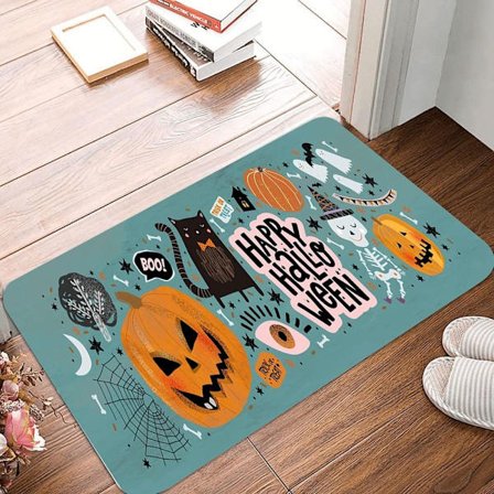 Halloween Dørmåtte Græskar Dørmåtte STYLE 10 STYLE 10