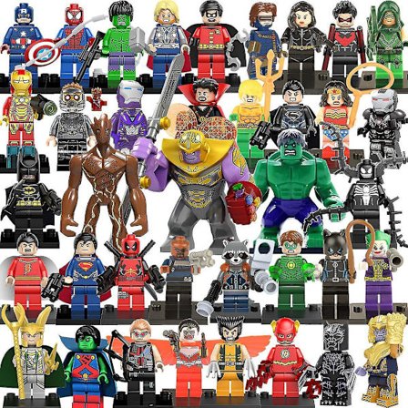38 Avengers Helt Vaskebjørn Træmand Super Skurk Samle Byggeklods Minifigur Legetøj