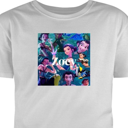 Barn T-skjorte Kpop Demondemonjegere Zoey Kollage Mystic Skog Idol Energi Kraft