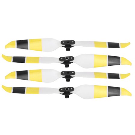 Fargerike Propeller Drone Lavt Støy Props Propeller for Mavic Air 2/Air 2S Tilbehør (GulSvart)