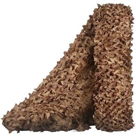 Stor Camouflagenet Rulle - Ideel til Camouflage, Jagt, Militær Dekoration - Perfekt til Skygge