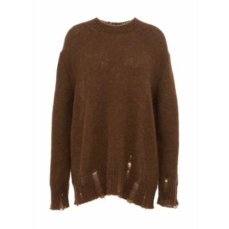Mauro Grifoni, Women& Clothing Knitwear Gn 2110053 68 22 Brązowy, Kobieta, Rozmiar: S