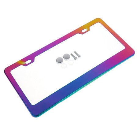 Nummerskylt Ram Bilram RAINBOW