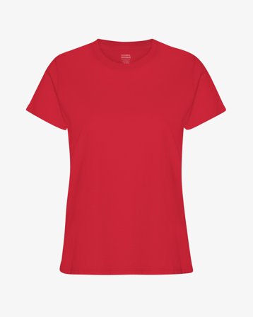 Women Light Organic Tee - Scarlet Red M