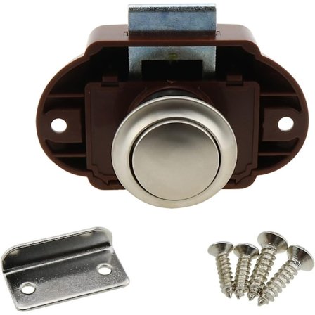 Tryckknappslås E-outstanding Brun Låda Skåp Dörr Nyckellöst Låsknapp För Rv Husbil Husvagn Tryckknappslås Lås db