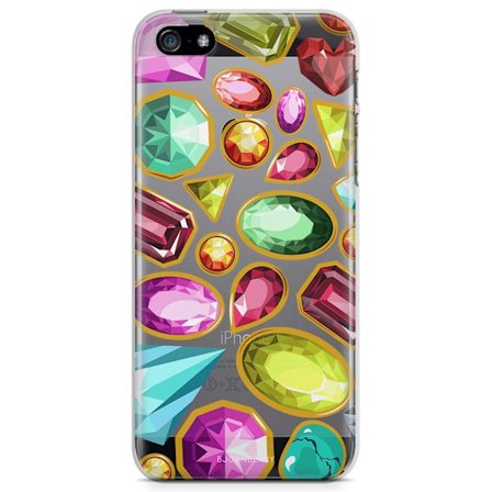 Bjornberry iPhone 5/5S/SE TPU Skal - Diamanter