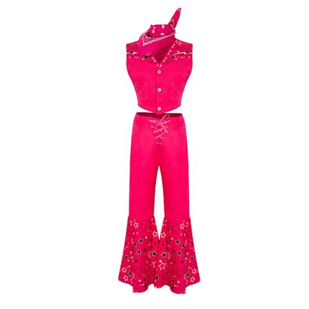 Mub- Fitspi Live Version Movie Cosplay Clothing Popular Film And Television Roles Cosplay Clothes Pink Jumpsuit Suit