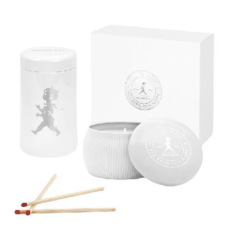 Solstickan Design DOFTLJUS EUKALYPTUS + VITT TÄNDSTICKSRÖR Dekoration Vit ONESIZE