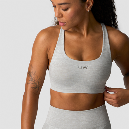 ICANIWILL Smooth Seamless Sport-bh Grå