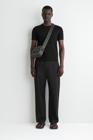 COS Homme Sac Bandoulière Transit - Nylon Bag in Gris