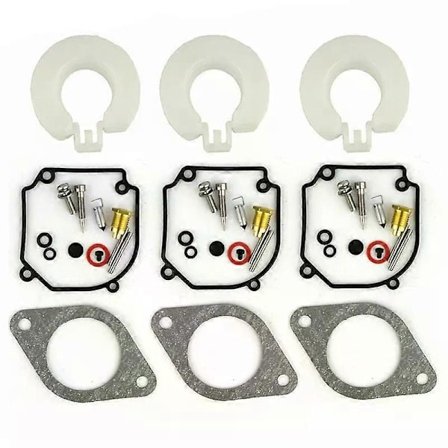Gjeldende 3 sett 6H1-W0093-01-00 Forgasser Reparasjonssett For Yamaha Utenbordsmotor 2T 75-80-90HK Sierra 18-7291 6H1-W0093-00