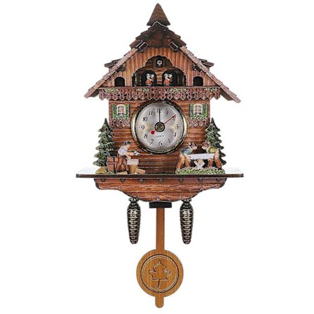 Seinäkello Perinteinen Seinäkello Puinen Heilurikello Seinälle Ripustettava Sisustus