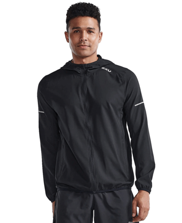2XU Aero Jacket M ́s Black / Silver Reflective