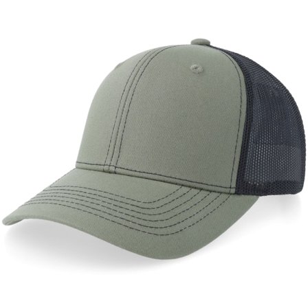 Equip - Green trucker Czapka Z Daszkiem - Loden Green/Black Trucker @ Hatstore