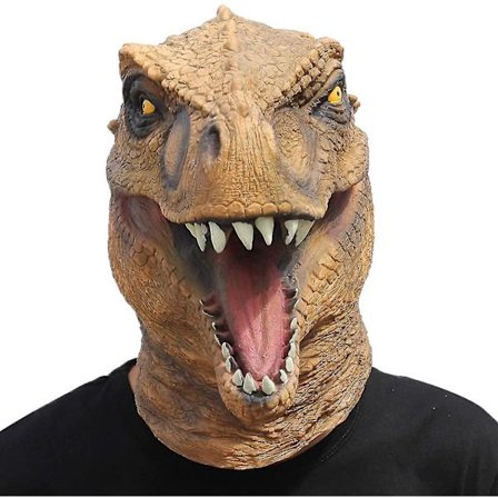 Dinosauriemaske Latex Dinosauriehode Maske Nyhet Halloween Kostymefest Dyr Jurassic Hode Maske