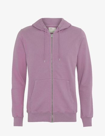 Classic Organic Zip Hood - Pearly Purple - XL