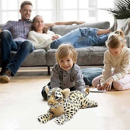 Gepard Gosedjur Leopard Plyschleksaker Present till Flickor Pojkar