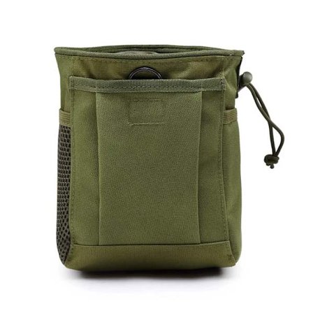 Tactical Molle Magazine Dump Drop Pouch Utomhus Jakt Återhämtning Midjepaket Utility EDC Bag Military Airsoft Ammo Mag Påsar