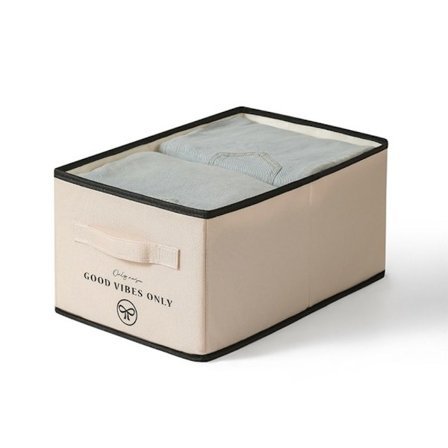 Garderobe Tøj Opbevaringsboks Stof Opbevaringsboks INGEN RIDS NR