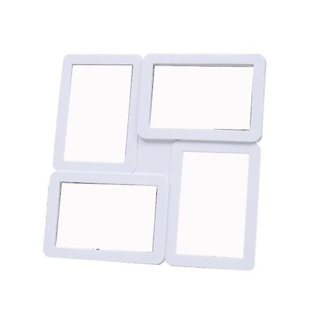 1 st 6 tum foto ram enkel fyrrams foto ram modern kombination foto ram delikat skrivbordsfoto ram för hem butik kontor inredning vit