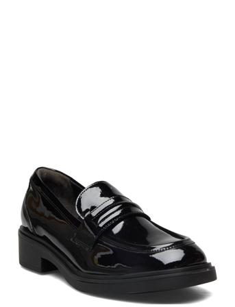 Women Slip-On Mokasiner Lave Sko Svart NEWD.Tamaris*Betinget Tilbud