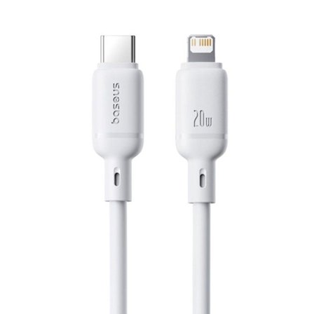 Câble Baseus Silky Series USB-C Lightning PD 20W 2m Vit