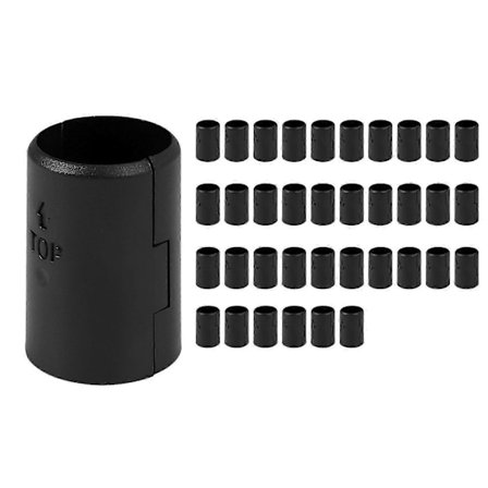 74-pak Trådhyldeklemmer Trådhylder Hyldelås Klemmer til 1 tomme stolpe - Hyldehylstre Udskiftning---- [DB]