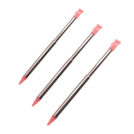 3x Stylus Screen Penna Kompatibel med 3DS Rosa