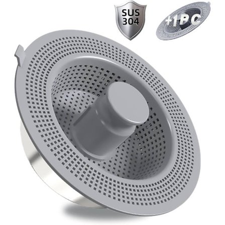 3 in 1 keittiön lavuaarin sihti ja tulppa yhdistelmä, Pop up lavuaarin sihti ,304 ruostumaton teräs lavuaarin pomppuytimen sihti