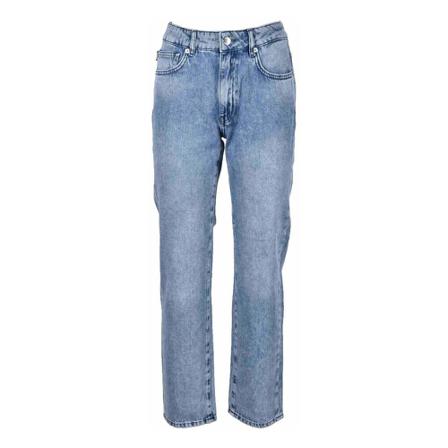 Love Moschino, Wide Jeans Blauw, Dames, Maat:W30