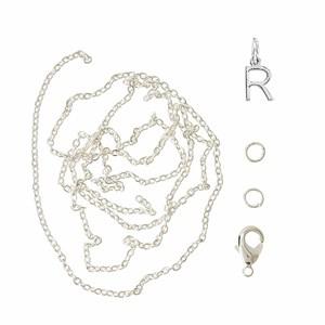 Me & My Box Silver R Pendant Set One Size - Stationery - One size - Silver