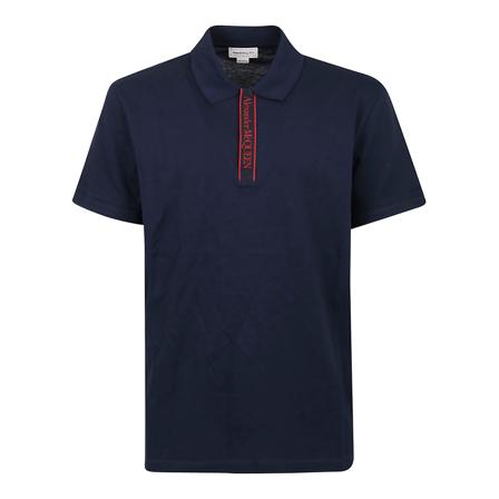 Alexander McQueen, Polo Niebieski, Mężczyzna, Rozmiar: L