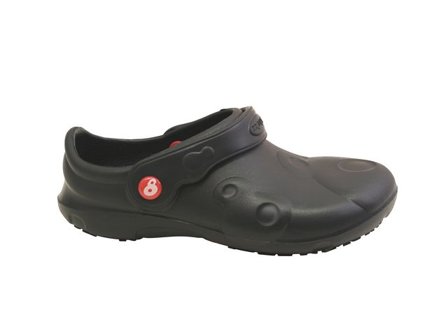 Yrkestoffel SCHU'ZZ PRO OB SRC svart 45 - Lyreco - Arbetskläder - Arbetsskor - Sandaler och tofflor