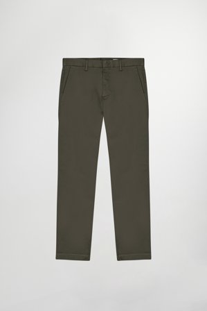 Theo 1420 Chino Herr Grön Ekologisk Bomull