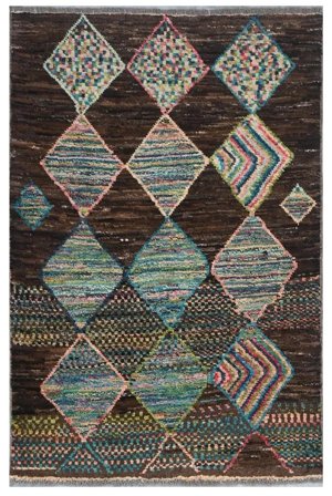 Lille Moroccan Berber - Afghanistan 93X145 Uld, Tæppe