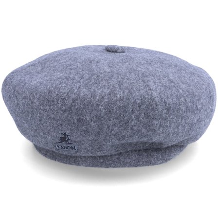Kangol - Gris beret Sombrero - Wool Jax Flannel Beret @ Hatstore