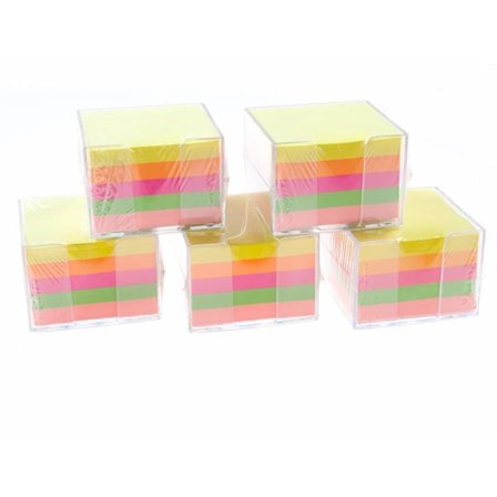 Post-it 76x76 mm tarralappuja telineellä 5-pakkauksessa