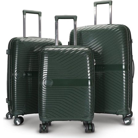 Resväska 3-set - Grön