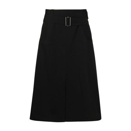 Jil Sander, Midi Skirts Zwart, Dames, Maat:M