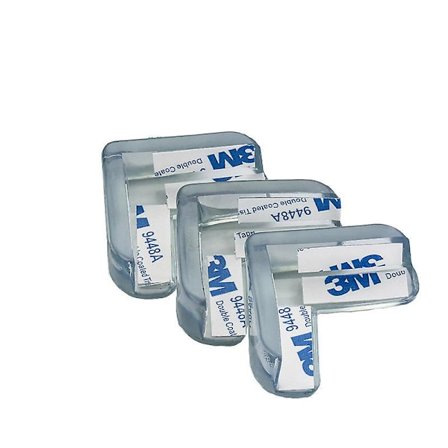 10 st Mjuka och transparenta hela täckta bordshörnskydd Förbättrad gummihörnskydd för möbler