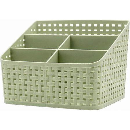 Kosmetikopbevaringsboks, 5 rum Sub-grid Opbevaringsetui til skrivebord Kontor Soveværelse Bordplade Hjem Køkken