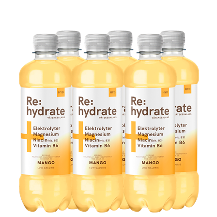 6 x Re:Hydrate 500 ml Mango