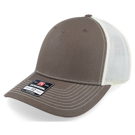 Richardson - Brown trucker Czapka Z Daszkiem - 112fp Split Chocolate Chip/Birch Trucker @ Hatstore