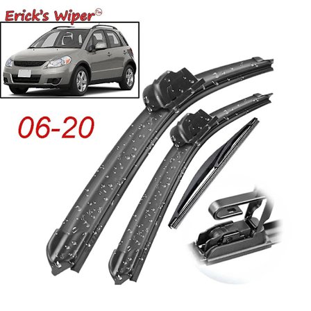 Torkarblad Fram & Bak Torkarblad Set Kit För Suzuki Sx4 S-cross 2013 - 2020 Vindruta Vindruta Fönster 26"+14"+10"