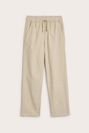 Kappahl | Bukse i linblanding Beige 140 | Beige