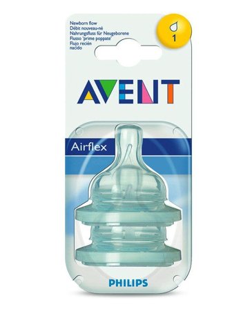 Avent Tettarella Prime Poppate 1 Foro 2 Pezzi