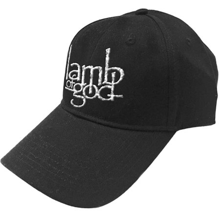 Lamb Of God Unisex Vuxen Logo Baseball Cap En Storlek Svart/Sonic