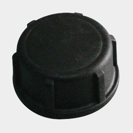 Plastlock svart 3/4" gänga