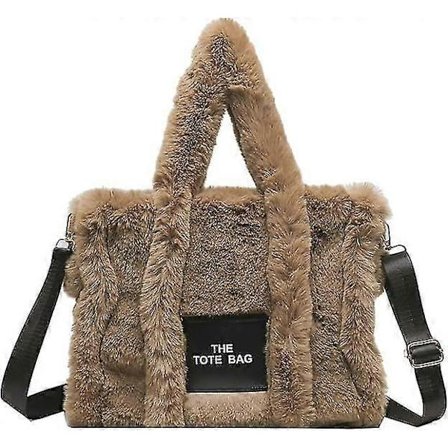 The Tote Bag För Kvinnor, Canvas/Läder Tote Handväska Crossbody Väskor Med Dragkedja Robust Handväska För Skola, Resor