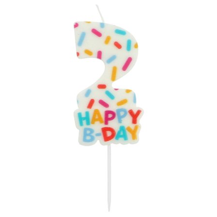 Kagelys Tal krymmel "0-9" Ciffer 2